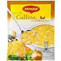 Maggi Sopa de Gallina con Fideos Finos - Paquete de 18 x 68 gr (4 raciones) - Total: 1.22 kg